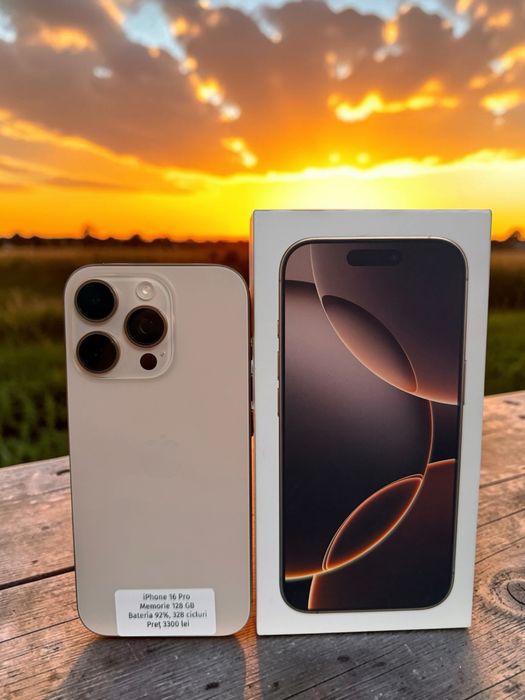 iPhone 16 Pro, Pret 3300 lei