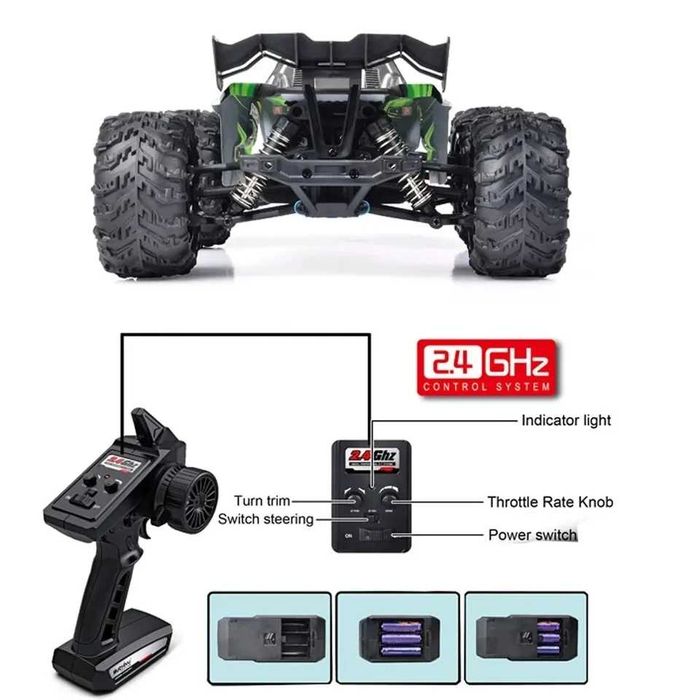RC Car Кола с дистанционно управление  Conquer 7.4V 1300 Ah 50+km.h.