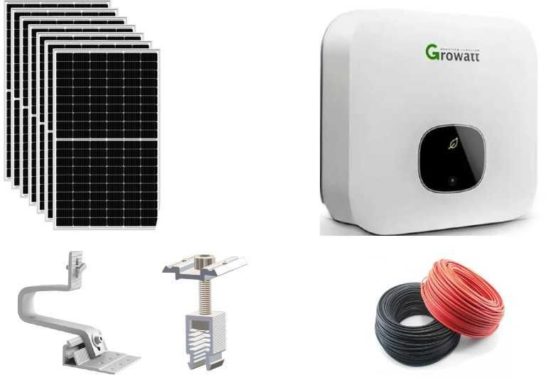 Sistem fotovoltaic complet 6 kw on grid