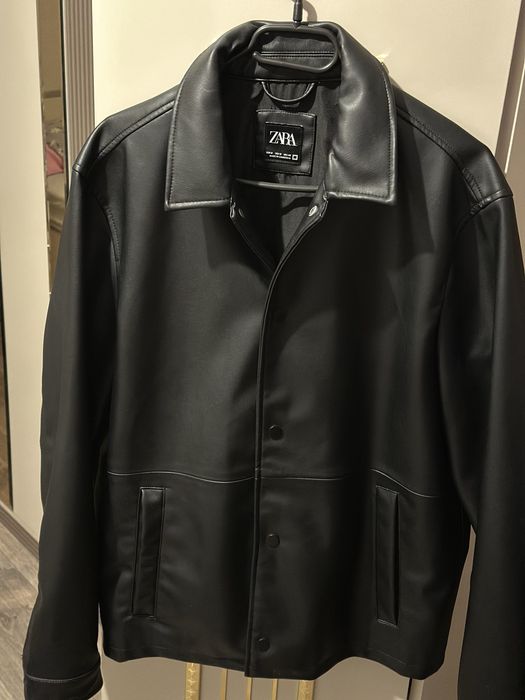 Мъжко кожено яке ZARA