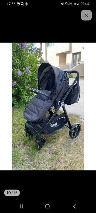 Коляска автолюлька 2 в 1