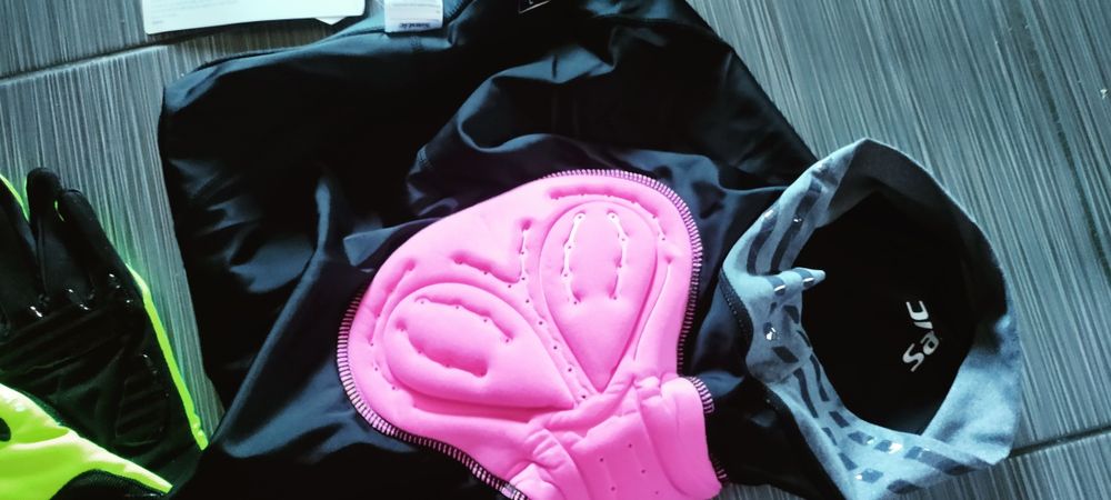 Pantaloni ciclism+manusi