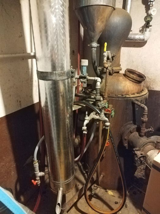 Cazan Distilare Profesional MÜLLER – Cupru și Inox, Coloană de Rafinare, Instalație Completă