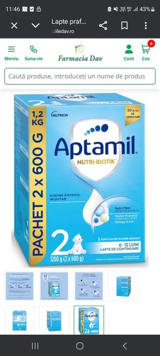 Lapte praf bebelusi aptamilos