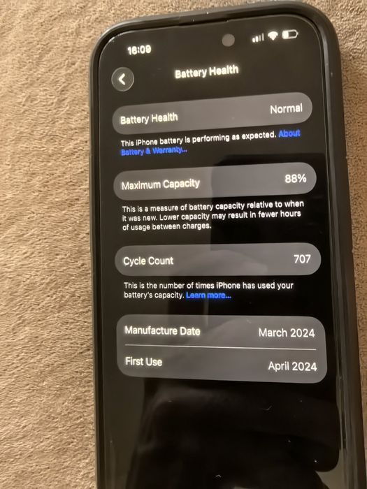 Iphone 15 Pro Black 256 GB