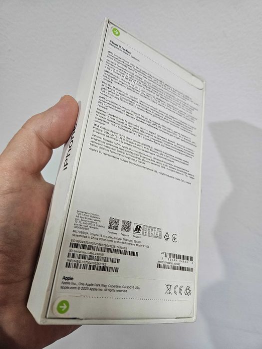 iPhone 15 Pro Max, 256 gb, neverlock, sigilat la cutie, garantie.