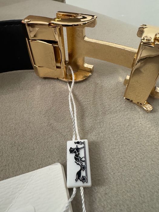 Hermes-Оригинален мъжки чисто нов колан 125 см