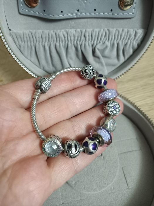 Браслет Пандора pandora оригинал с шармами