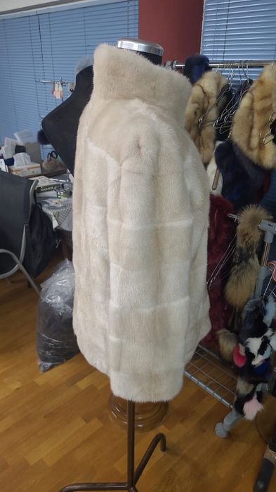Haina din blana naturala Vizon(nurca)