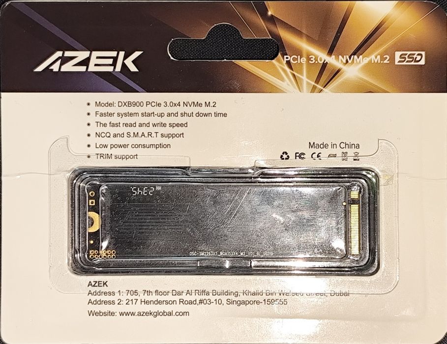 Рабочий SSD 256gb