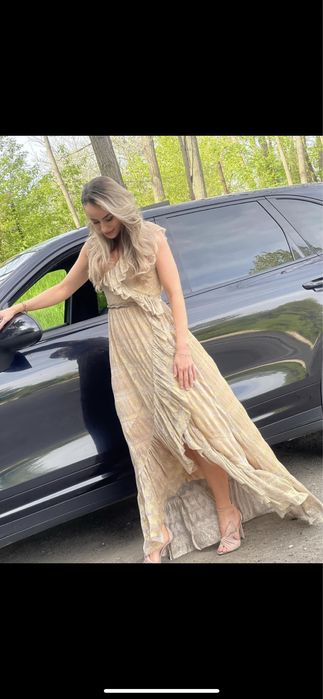 Rochie Nissa fir auriu