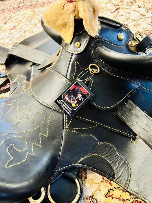 Кожаное немецкое седло