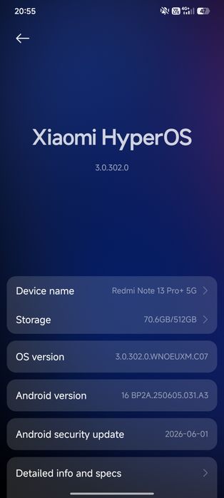 Xiaomi Redmi Note 13 Pro+, 12GB RAM, 512GB ROM