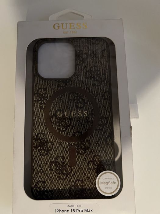 Husa GUESS pentru Iphone 15 pro max compatibila mag safe