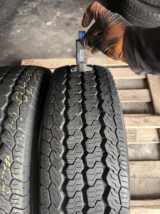 2 anvelope ca NOI M+S 195/70/15 C , Continental , 9.7 mm