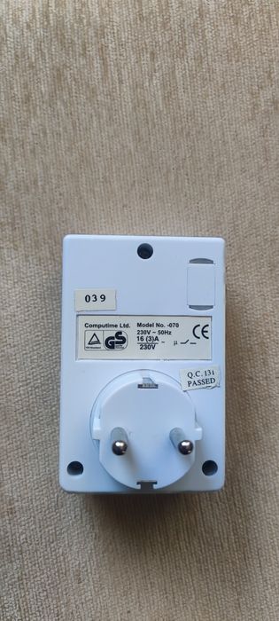 Седмичен дигитален програматор таймер за контакт