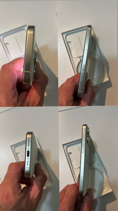 iPhone 15 Pro White 128GB 86% full box