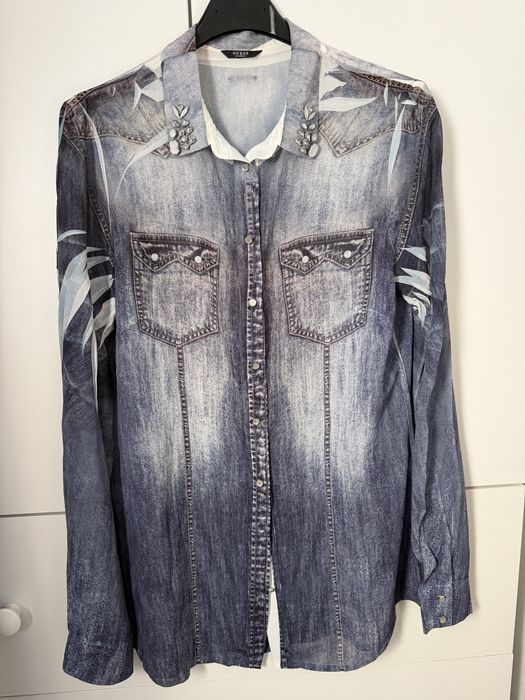 Camasa guess S cu pietre