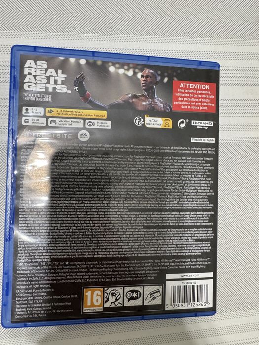 Продам диск на playstaton 5 (ufc 5)