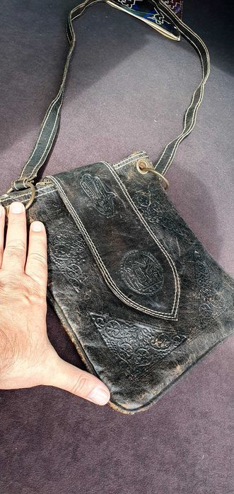Чанта естествена кожа Мароканска