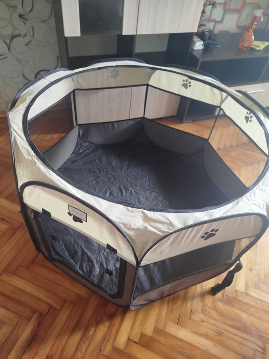 Голяма сгъваема кучешка кошара