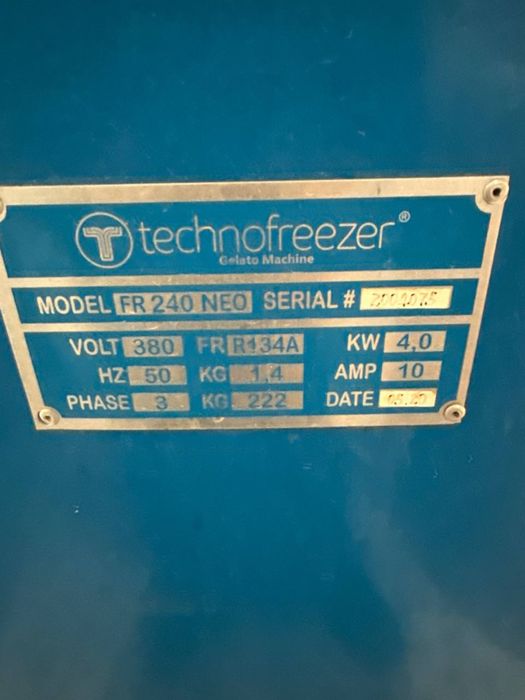 Фризер для мороженого Technofreezer FR 240 NEO