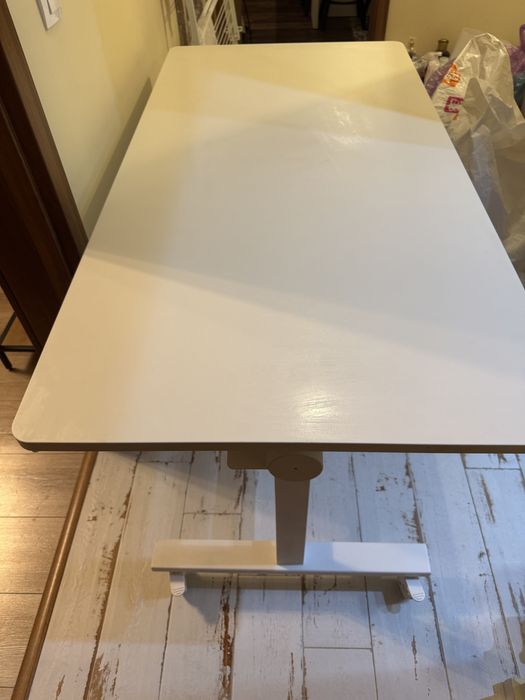 IKEA MITTZON Сгъваема маса с колелца – 140x70 см