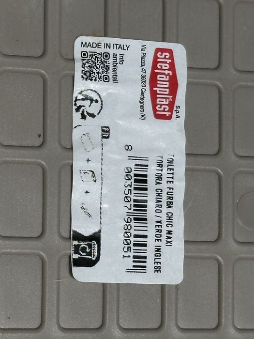 Котешка тоалетна Stefanplast Furba Chic Maxi, Тъмнозелен, 69.5x47x26см