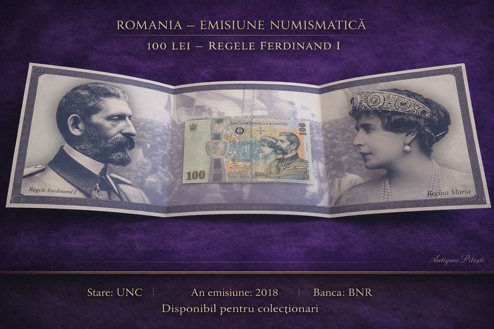 Bancnota centenar 100 lei 2018