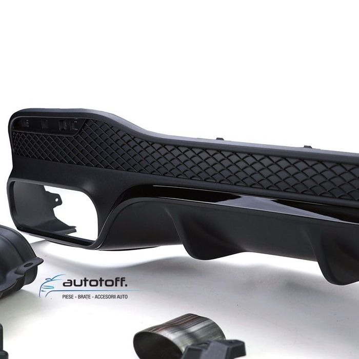 Difuzor bara spate compatibil Mercedes GLS X166 Facelift (15-19) Black Look