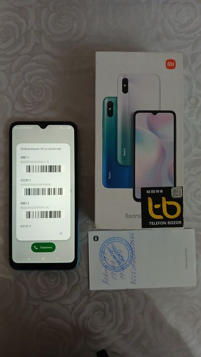 REDMI 9A 2GB/RAM 32GB/Rasmga tinik oladi