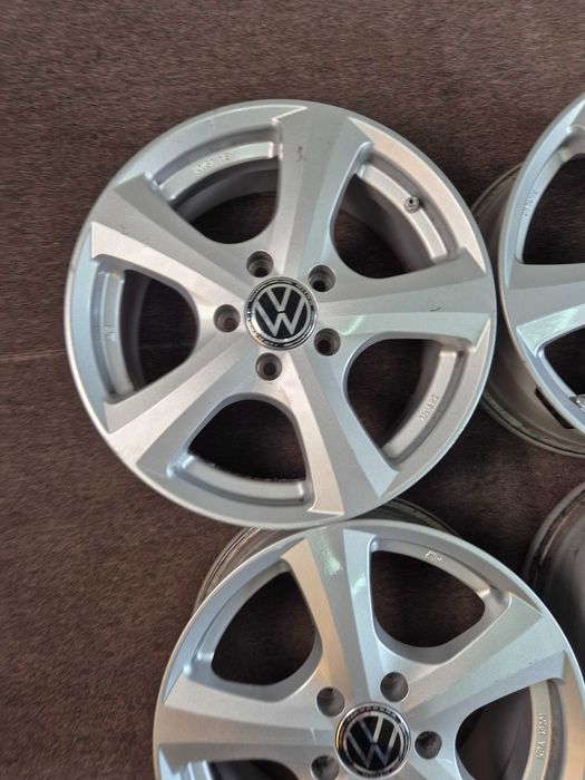Jante Aliaj 5x112 16'' VW Golf Passat Touran Sharan Caddy T-Roc / Skoda Octavia Superb Karoq 7J ET 48 !