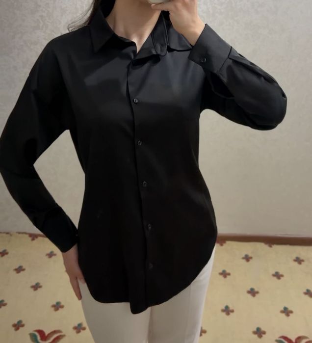 Рубашка из натурального шелка премиального качества