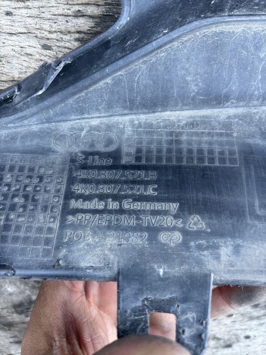 задна броня за A6 C8 Sline 4K9807511C