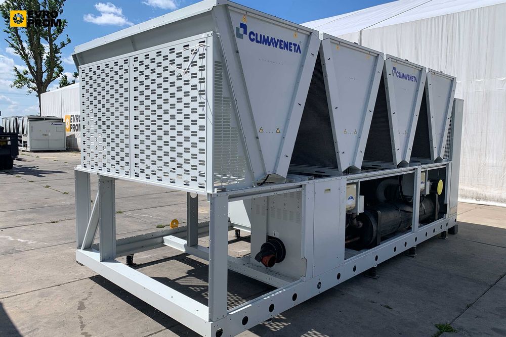 Chiller răcit cu aer CLIMAVENETA – 334 kW | chiller 300 kw pret | Low Noise | Modul hidraulic