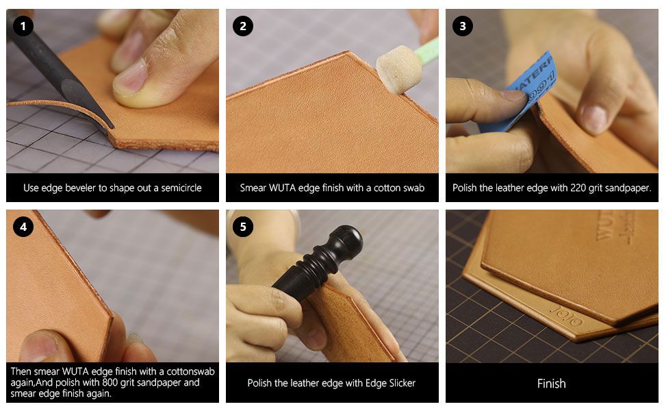 Финиш за ръбове Tokonole, токоноле, безцветно, кафяво, черно, 50 мл,