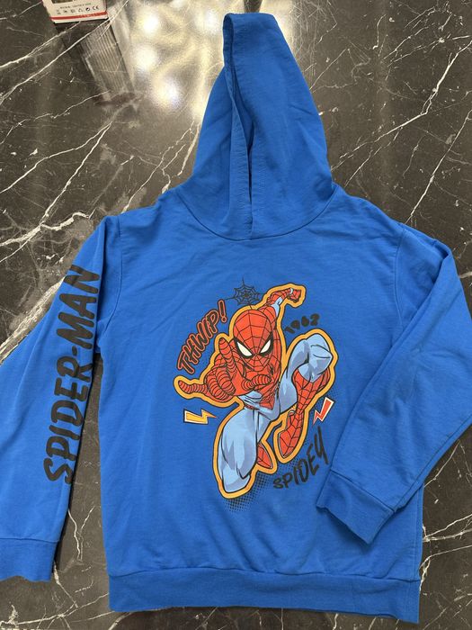 Толстовка с капюшоном с принтом Marvel (Человек-Паук)