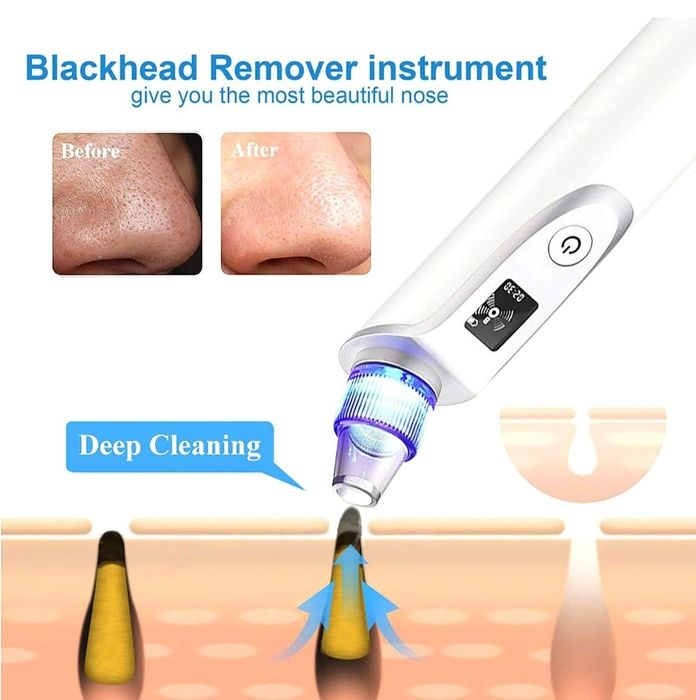 Aparat indepartat puncte negre, de grasime, cu vacuum