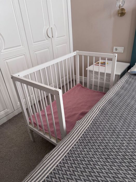 Детская приставная кроватка Фея 100 Polini kids (Россия)