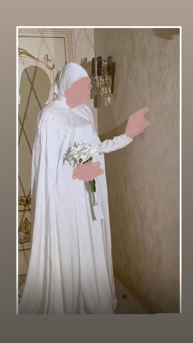 Свадебное платье мусульманское