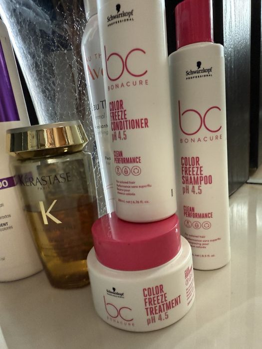 Шампоан за руса коса , schwarzkopf маска балсам , kerastase , лак