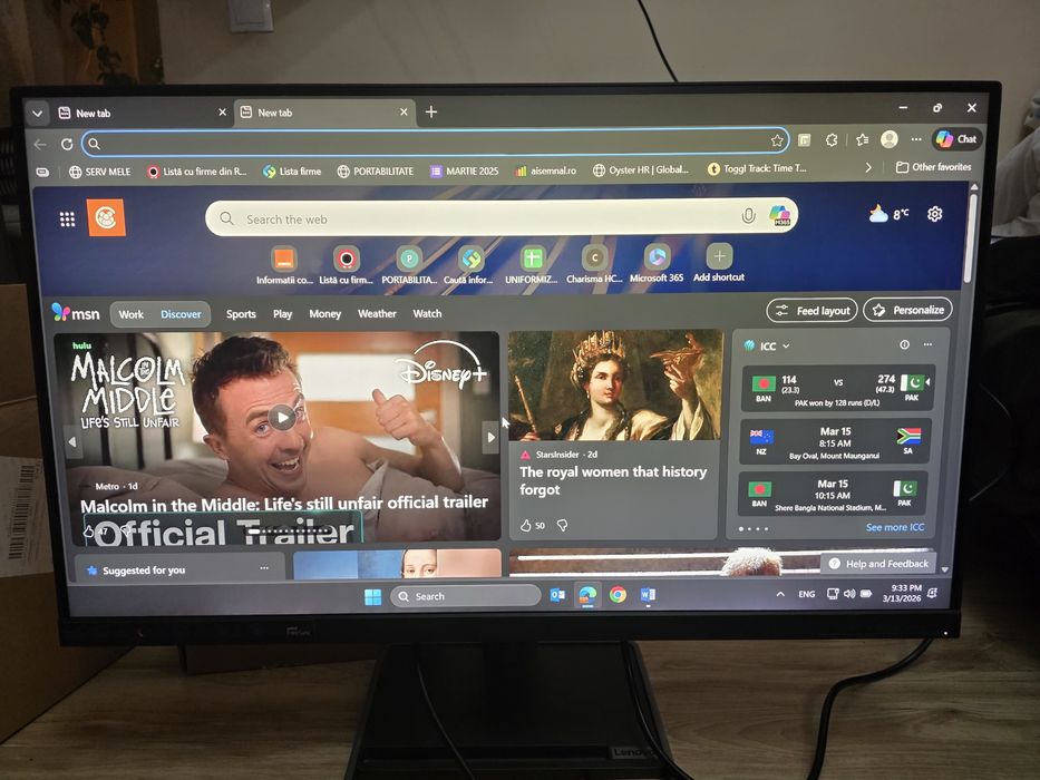 Monitor 4K Lenovo L32p-30 - 31.5 inch IPS - USB-C 75W (Incarca Laptop)