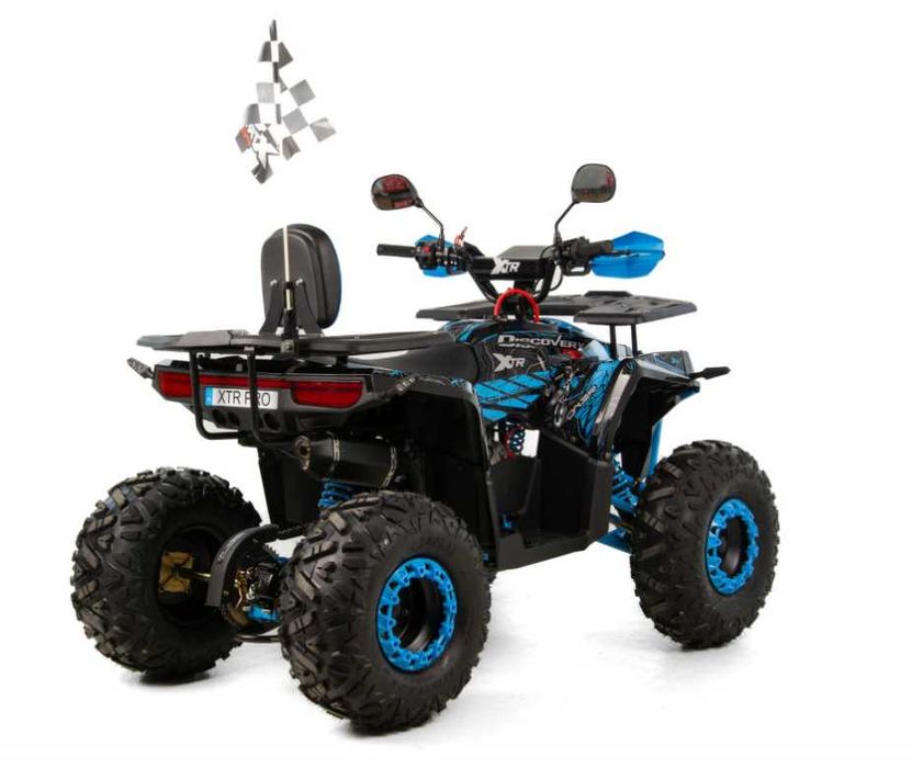 Atv copii XTR 018/8 Pro Discovery, 8' , 125cc,4t, 1+1, negru/albastru