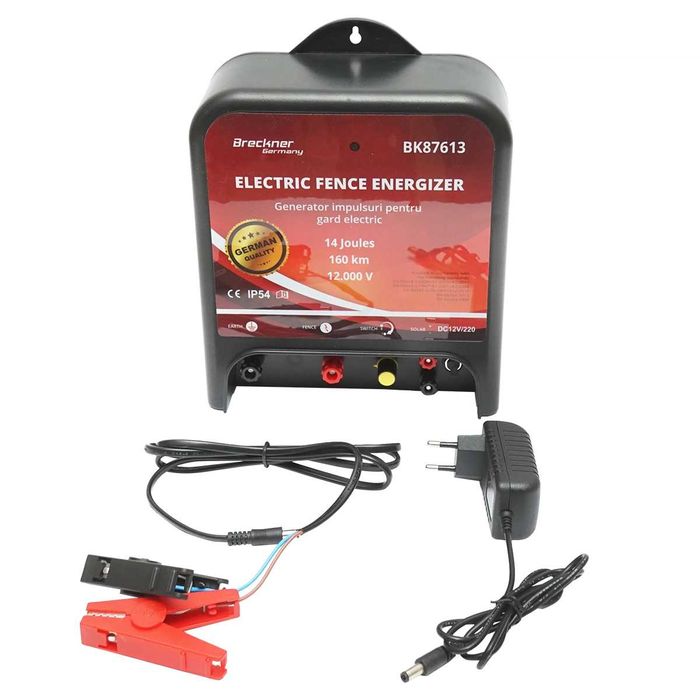 Aparat generator impulsuri 12/220V, 14 Joule pentru gard electric