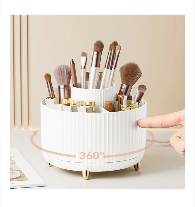 Organizator pentru cosmetice, Cutie depozitare cosmetice rotativa