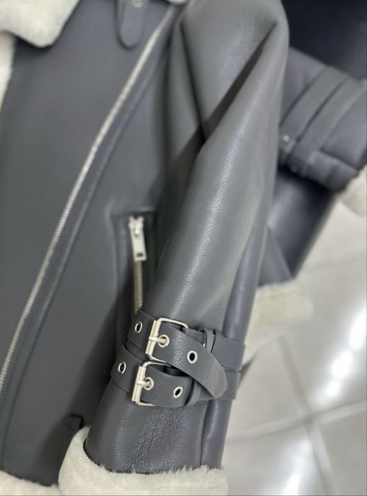 Дубленка Зара эко шуба