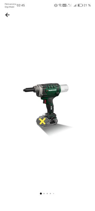 Pistol popnituri Parkside