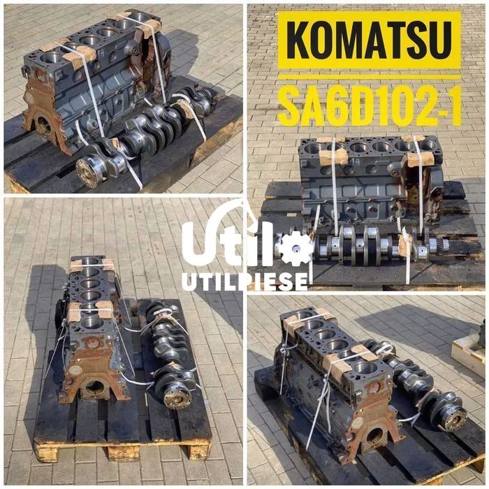 bloc motor komatsu sa6d102-1 pc200 pc220 pc300 wa320 + piese komatsu