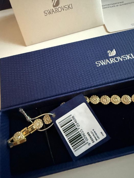 Vand bratara Swarovski angelic gold