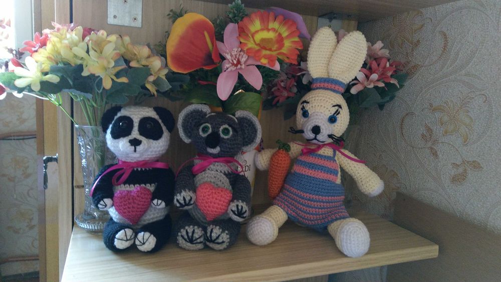 Ръчно плетени играчки